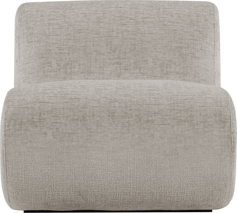 Akira Fabric Upholstered Accent Chair in Grey - 33072Grey-C