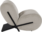 Akira Fabric Upholstered Accent Chair in Grey - 33072Grey-C