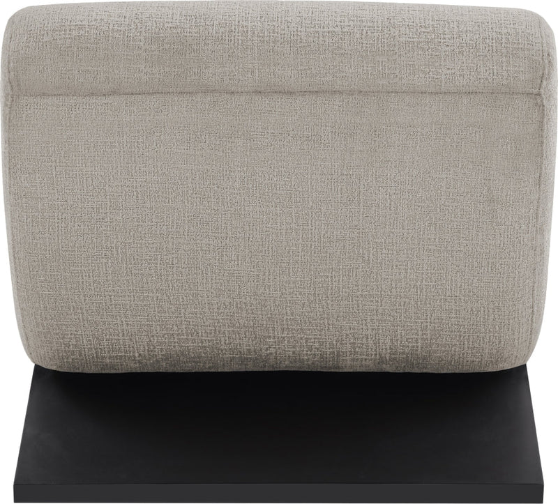 Akira Fabric Upholstered Accent Chair in Grey - 33072Grey-C