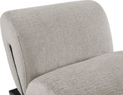 Akira Fabric Upholstered Accent Chair in Grey - 33072Grey-C