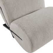 Akira Fabric Upholstered Accent Chair in Grey - 33072Grey-C