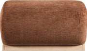 Akira Fabric Upholstered Ottoman in Cognac - 33071Cognac-Ott