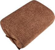 Akira Fabric Upholstered Ottoman in Cognac - 33073Cognac-Ott