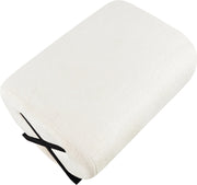 Akira Fabric Upholstered Ottoman in Cream - 33072Cream-Ott