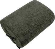 Akira Fabric Upholstered Ottoman in Green - 33072Green-Ott