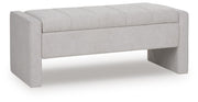Akselman Gray Storage Bench - A3000744