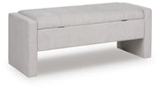 Akselman Gray Storage Bench - A3000744