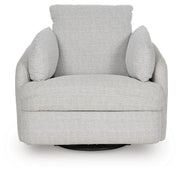 Alainmont Next-Gen Nuvella Stone Swivel Power Recliner - A3000739