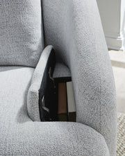 Alainmont Next-Gen Nuvella Stone Swivel Power Recliner - A3000739