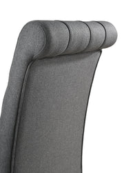 Alana Fabric Upholstered Dining Side Chair Grey (Set of 2) - 115162