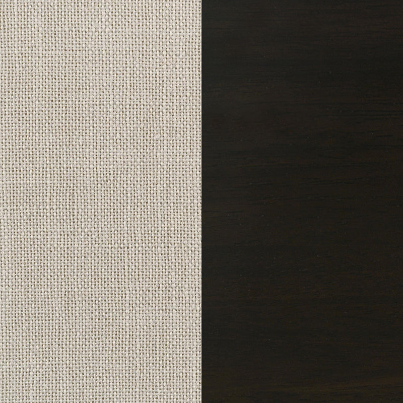Alana Upholstered Dining Side Chair Beige Smokey Black (Set of 2) - 107286