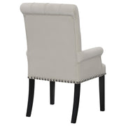 Alana Velvet Upholstered Dining Arm Chair Sand - 115183