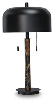 Alanbert Brown/Black Table Lamp - L208454