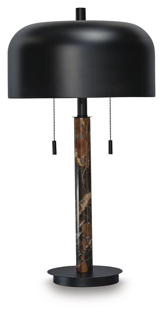 Alanbert Brown/Black Table Lamp - L208454