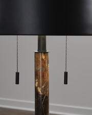 Alanbert Brown/Black Table Lamp - L208454