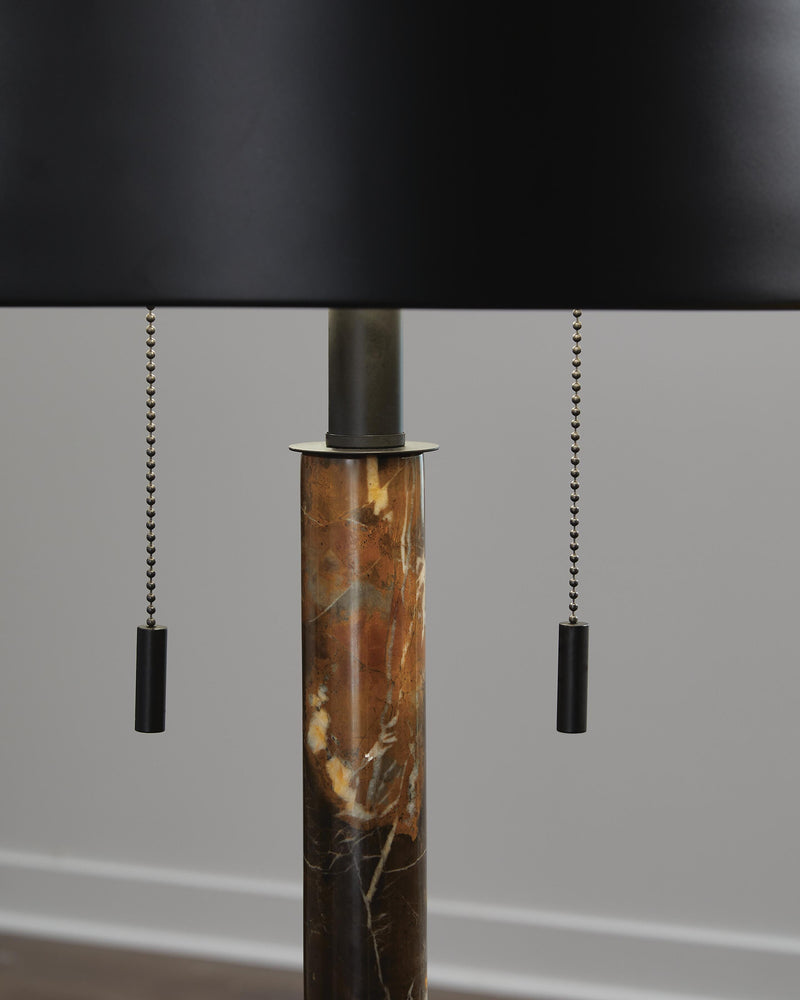 Alanbert Brown/Black Table Lamp - L208454