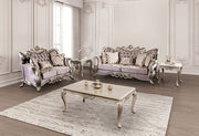 Albacete Champagne/Purple Loveseat - FM65006PR-LV