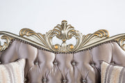 Albacete Champagne/Purple Loveseat - FM65006PR-LV