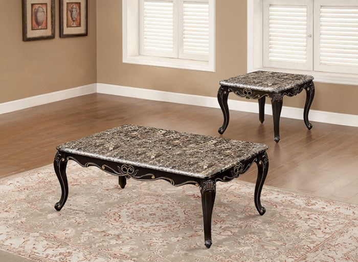Albacete Dark Walnut End Table - FM45006BR-E