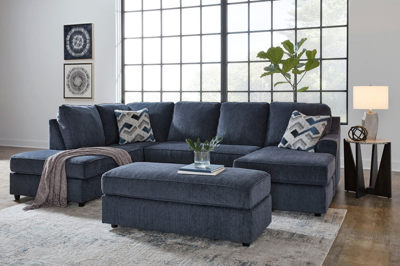 Albar Place Cobalt 2 - Piece LAF Chaise Sectional - Gate FurnitureSectional