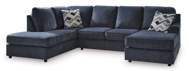 Albar Place Cobalt 2 - Piece LAF Chaise Sectional - Gate FurnitureSectional