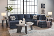 Albar Place Cobalt 2 - Piece RAF Chaise Sectional - Gate FurnitureSectional