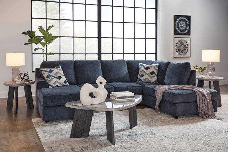 Albar Place Cobalt 2 - Piece RAF Chaise Sectional - Gate FurnitureSectional