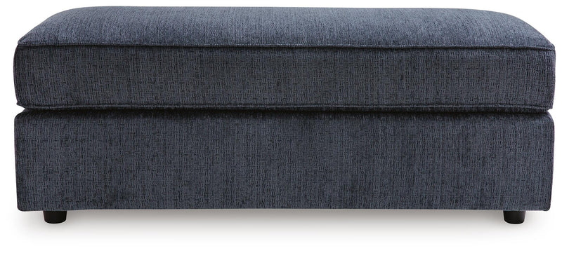 Albar Place Cobalt 2-Piece Sectional and Ottoman - 95302U1