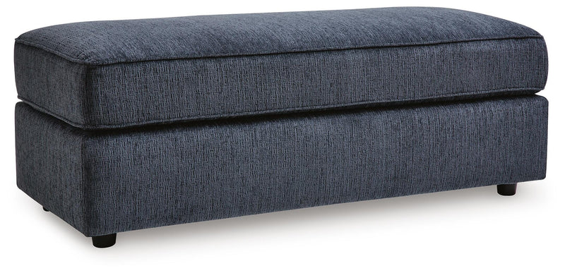 Albar Place Cobalt 2-Piece Sectional and Ottoman - 95302U1