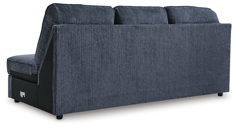 Albar Place Cobalt 2-Piece Sectional and Ottoman - 95302U1