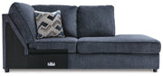 Albar Place Cobalt 2-Piece Sectional and Ottoman - 95302U1