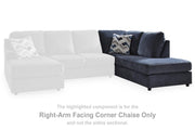 Albar Place Cobalt 2-Piece Sectional and Ottoman - 95302U1