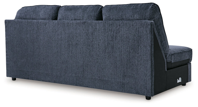 Albar Place Cobalt Right-Arm Facing Sofa Chaise - 9530203