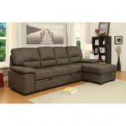 Alcester Ash Brown Sectional - CM6908BR-SET