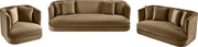 Alder 66" Velvet Upholstered Loveseat in Beige - 699Beige-L