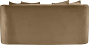 Alder 66" Velvet Upholstered Loveseat in Beige - 699Beige-L