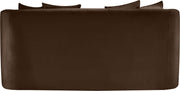 Alder 66" Velvet Upholstered Loveseat in Brown - 699Brown-L