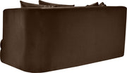 Alder 66" Velvet Upholstered Loveseat in Brown - 699Brown-L