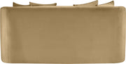 Alder 66" Velvet Upholstered Loveseat in Camel - 699Camel-L