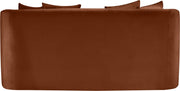Alder 66" Velvet Upholstered Loveseat in Cognac - 699Cognac-L