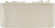 Alder 66" Velvet Upholstered Loveseat in Cream - 699Cream-L