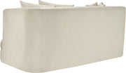 Alder 66" Velvet Upholstered Loveseat in Cream - 699Cream-L