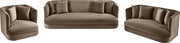 Alder 66" Velvet Upholstered Loveseat in Taupe - 699Taupe-L