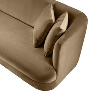 Alder 93.5" Velvet Upholstered Sofa in Beige - 699Beige-S