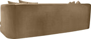 Alder 93.5" Velvet Upholstered Sofa in Beige - 699Beige-S