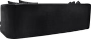 Alder 93.5" Velvet Upholstered Sofa in Black - 699Black-S