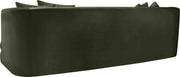 Alder 93.5" Velvet Upholstered Sofa in Green - 699Green-S