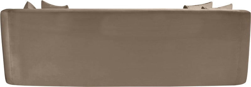 Alder 93.5" Velvet Upholstered Sofa in Taupe - 699Taupe-S