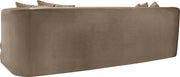 Alder 93.5" Velvet Upholstered Sofa in Taupe - 699Taupe-S