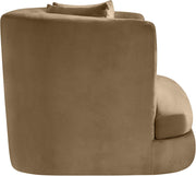 Alder Velvet Upholstered Accent Chair in Beige - 699Beige-C